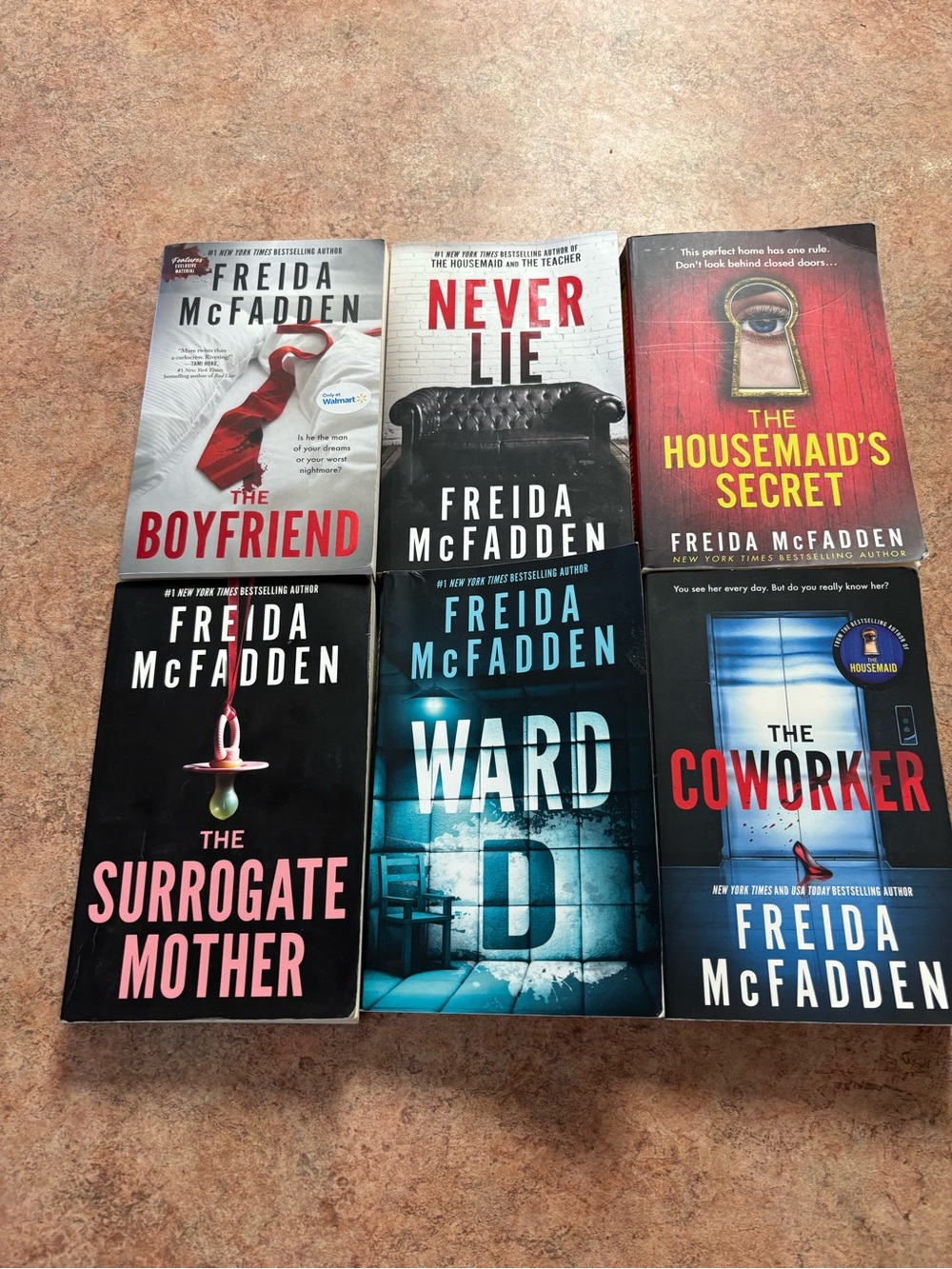 6 Freida McFadden Psychological Thriller Book bundle